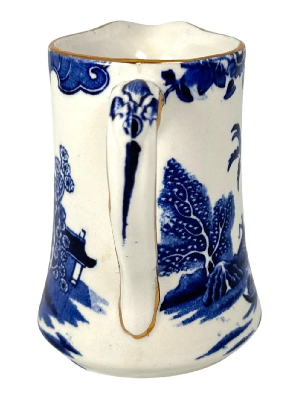 Burleigh Ware Blue Willow Small Tea Creamer Dinnerware Tableware UK England - Picture 3 of 7